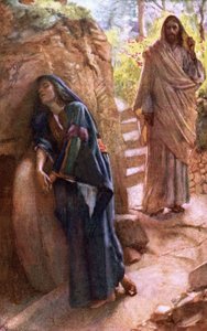 Maria Magdalena bij het graf