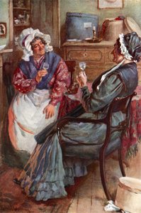 Sairey Gamp en Betsey Prig door Harold Copping