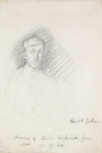 Portret van Frederick Spencer Gore 1878-1914, ca. 1911-1912 door Harold Gilman