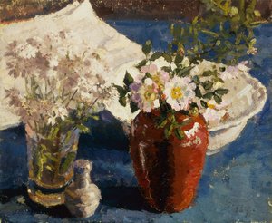 Stilleven met Bloemen in een Vaas