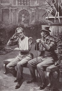 Illustratie voor Vanity Fair door William Makepeace Thackeray door Harold Hume Piffard