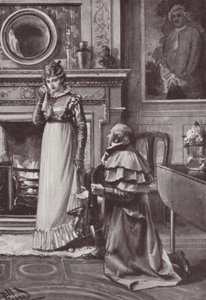 Illustratie voor Vanity Fair door William Makepeace Thackeray door Harold Hume Piffard