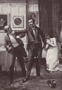 Illustratie voor Vanity Fair door William Makepeace Thackeray door Harold Hume Piffard