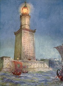 Oude baken van de Middellandse Zee: De Pharos van Alexandrië