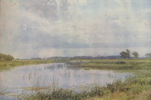 Een rivier in een vlakte, 1910
