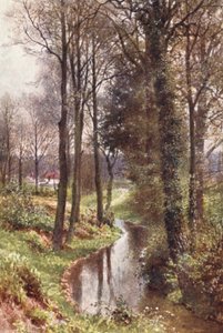 Water Lane, nabij East Horsley door Harold Sutton Palmer