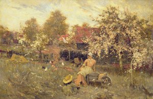 In de boomgaard