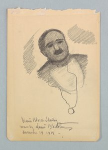 Studie voor portret, Vicente Blasco Ibáñez