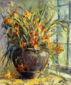 Bloemenstilleven door Harriette Bowdoin
