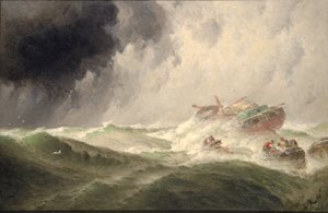 Het wrak, 1901 door Harrington Fitzgerald