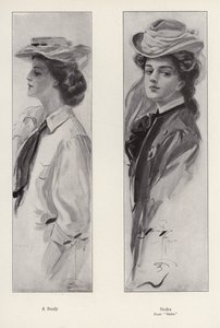 Het personage Nedra uit de roman Nedra, door George Barr McCutcheon