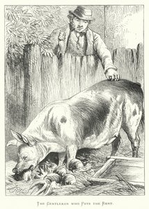 De heer die de huur betaalt door Harrison William Weir