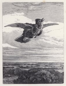 Het lied van de veldleeuwerik door Harrison William Weir