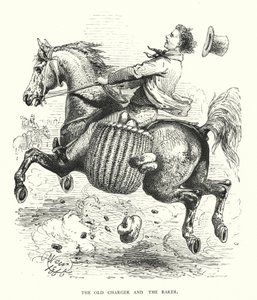 Het oude paard en de bakker door Harrison William Weir