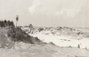 Golfbanen: Hunstanton, onder sneeuw