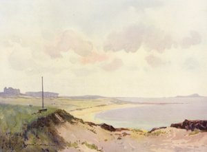 Golfbanen: North Berwick, de tweede tee door Harry (1878 1950) Rountree