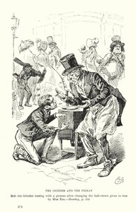 Illustratie voor Dombey en Zoon door Charles Dickens