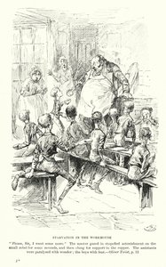 Illustratie voor Oliver Twist door Charles Dickens