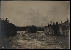 Five Fingers Rapids, fotograaf, H.C. Barley, Skagway, ongedateerd (zw/w foto) door Harry C. Barley