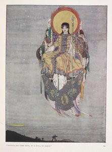 De doden. "Eer is teruggekeerd, als een koning, naar de aarde" door Harry Clarke
