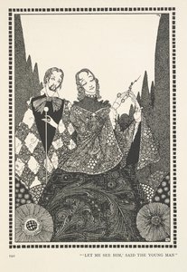 Het Oude Huis. "Laat me hem zien," zei de jonge man. door Harry Clarke