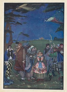 De Sneeuwkoningin. Ze is dik - ze is mooi - ze wordt gevoed met notenkernen! door Harry Clarke