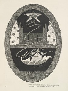 Duimelijntje
Ze nam haar gordel en bond een uiteinde ervan rond de vlinder. door Harry Clarke