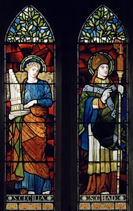 Sint Cecilia en Sint Chad door Harry Ellis Wooldridge