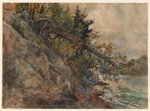 Lake Memphremagog, ca. 1880s door Harry Fenn
