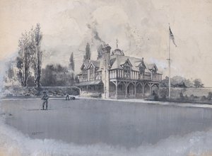 De atletiekclub in Bowling Green door Harry Fenn