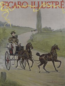 In Tandem. Omslag van Le Figaro Illustre, juni 1895 door Harry Finney
