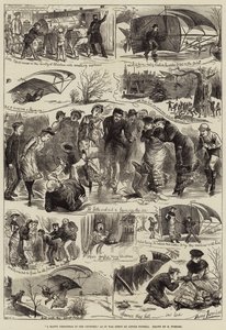 Een vrolijk kerstfeest op het platteland, zoals het werd doorgebracht door Little Topsell door Harry Furniss