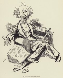 Algernon Swinburne door Harry Furniss