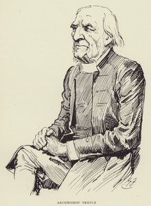 Aartsbisschop Temple door Harry Furniss