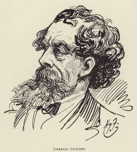 Charles Dickens door Harry Furniss