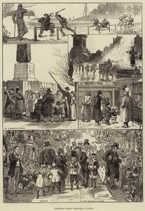 Kerstvakantieschetsen in Londen