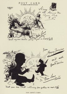 Dan Lenos Kaart door Harry Furniss