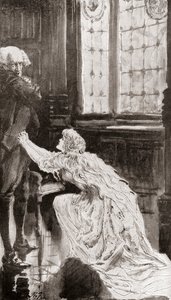 Illustratie door Harry Furniss voor het korte verhaal De Luie Toer van Twee Luie Leerlingen uit De Kerstboeken van Charles Dickens door Harry Furniss
