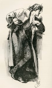 Illustratie voor de roman A Tale of Two Cities van Charles Dickens door Harry Furniss