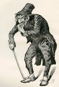Illustratie voor De Oude Curiositeitenwinkel van Charles Dickens