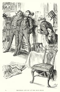 Illustratie voor Great Expectations door Charles Dickens door Harry Furniss