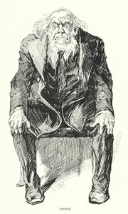 Illustratie voor Great Expectations door Charles Dickens door Harry Furniss