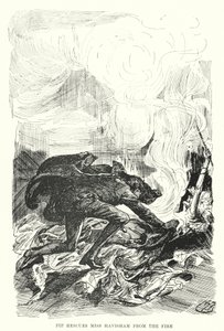 Illustratie voor Great Expectations door Charles Dickens (litho) door Harry Furniss