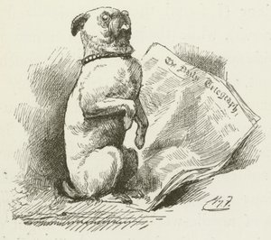 Illustratie voor Sylvie en Bruno door Lewis Carroll