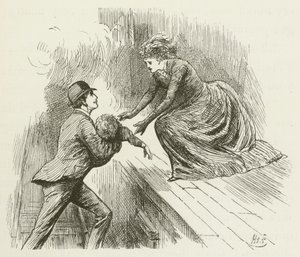 Illustratie voor Sylvie en Bruno door Lewis Carroll