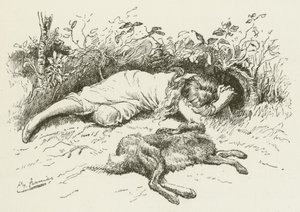 Illustratie voor Sylvie en Bruno door Lewis Carroll door Harry Furniss