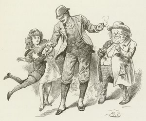 Illustratie voor Sylvie en Bruno door Lewis Carroll door Harry Furniss