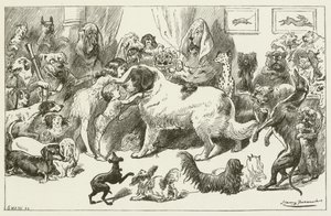 Illustratie voor Sylvie en Bruno door Lewis Carroll
