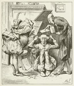 Illustratie voor Sylvie en Bruno door Lewis Carroll door Harry Furniss