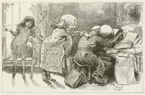 Illustratie voor Sylvie en Bruno door Lewis Carroll